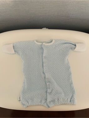 Paty Inc. Light Blue Preemie One-Piece